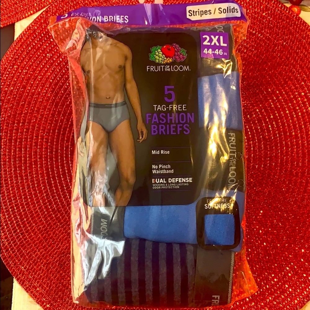 Briefs tag free 5pack. Buy one get one free